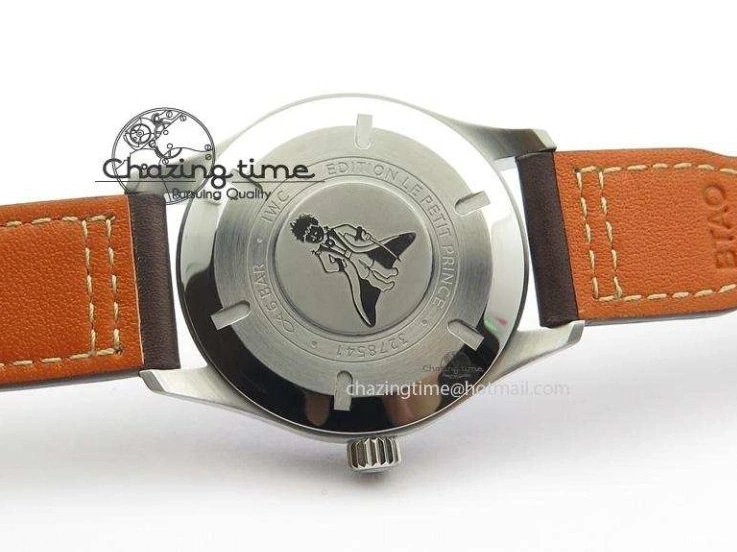 MIROTIME 0310 Mark XVIII Le Petit Prince IW327004 SS Mk Maker Best Edition Blue Dial On Brown Leather Strap A TimelessDesign 7296